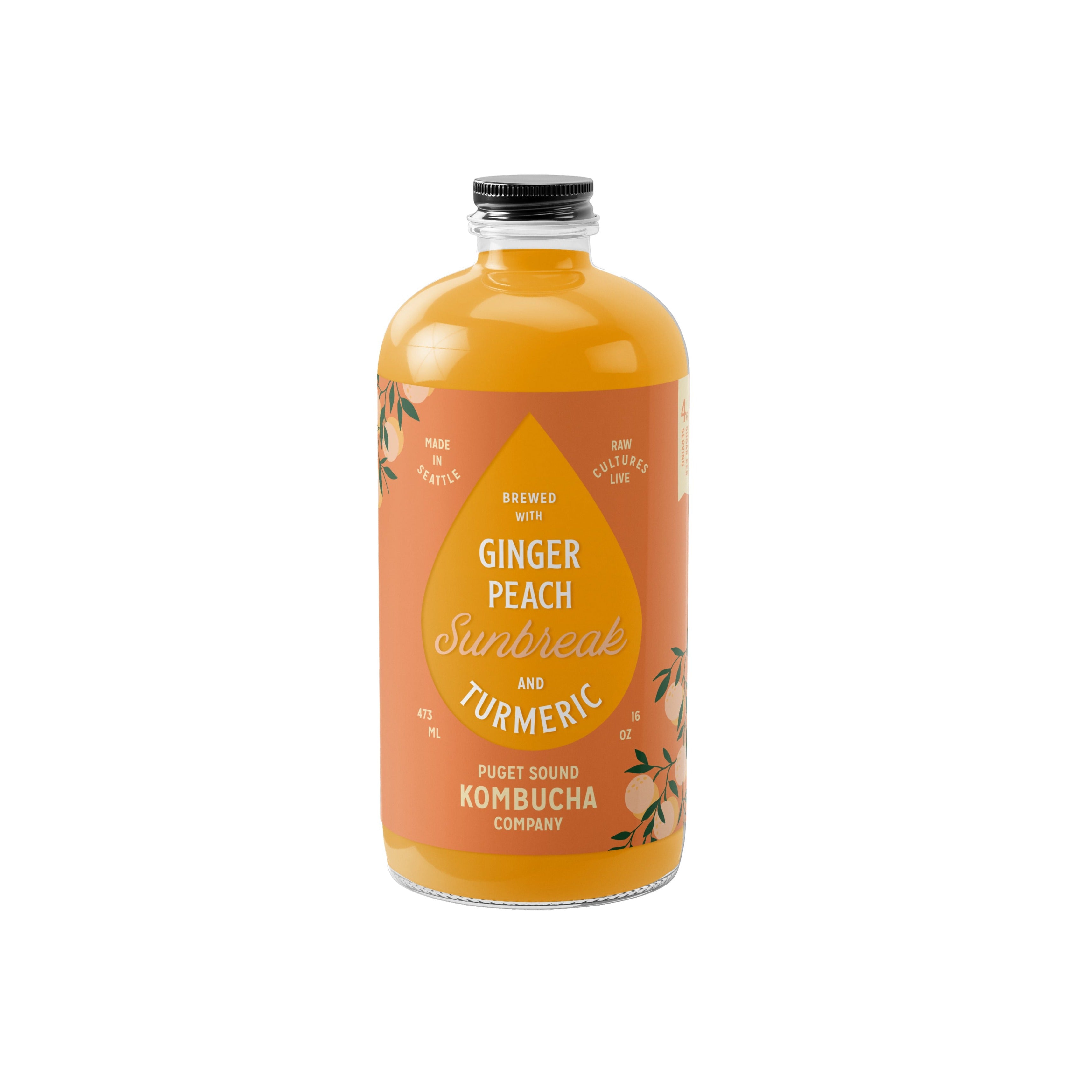 Case of 12 Bottles (Sunbreak) – Puget Sound Kombucha Co.